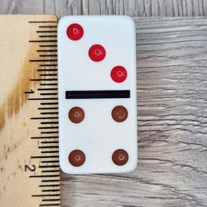 3:4 Replacement Dominoes Large Dot Shiny Color 2 X 1 X 5/8th